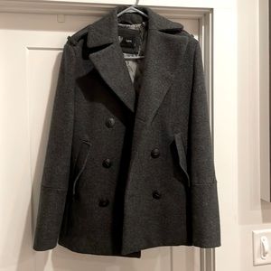 i.am by Will.i.am Men’s Wool Pea Coat. Grey. Small.